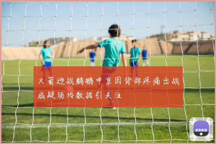 火箭迎战鹈鹕申京因背部疼痛出战成疑场均数据引关注
