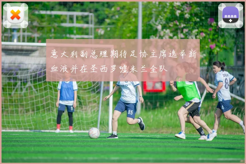 意大利副总理期待足协主席选举新血液并在圣西罗嘘米兰全队